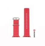 RRIP SILIKONI PER APPLE WATCH 42/49mm SWISSTEN 46000402 RED