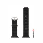 RRIP SILIKONI PER APPLE WATCH 42/49mm SWISSTEN 46000401 BLACK