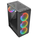 PC GAMING BLD AMD RYZEN 7 5700X GEFORCE RTX5060 8GB 16GB/512GB SSD M.2 RAMPAGE HELIOS MESH 650W BLACK - Image 2