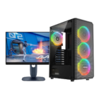 Clutch Bundle 6 PC GAMING BLD AMD RYZEN 7 5700X GEFORCE RTX5060 8GB 16GB/512GB SSD M.2 RAMPAGE HELIOS MESH 650W & MONITOR GAMING 24" DELL ALIENWARE AW2525HM 320Hz BLACK