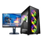 Clutch Bundle 7 PC BLD AMD RYZEN 5 7500X3D RTX 5060 12GB 16GB DDR5 5600MHZ 1TB SSD M2 FSP CMT192 & MONITOR GAMING 24" DELL ALIENWARE AW2525HM 320Hz BLACK