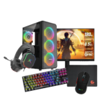 Clutch Bundle 8 PC GAMING BLD AMD RYZEN 7 5700X GEFORCE RTX5060 8GB 16GB/512GB SSD M.2 RAMPAGE HELIOS MESH 650W BLACK
