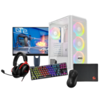 HEADSHOT BUNDLE 2 PC GAMING BLD AMD RYZEN 7 5700X GEFORCE RTX5060 8GB 16GB/512GB SSD M.2 RAMPAGE HELIOS MESH 650W WHITE