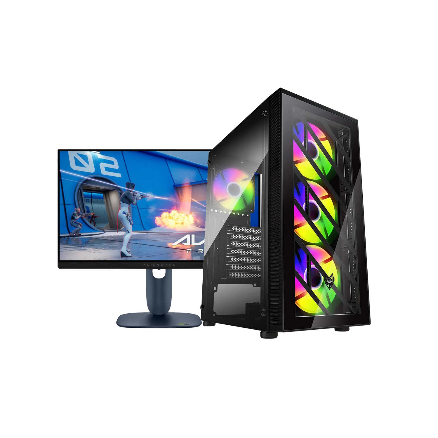 bundle-9 HEADSHOT BUNDLE 9 PC BLD AMD RYZEN 5 7500X3D RTX 5060 8GB & MONITOR DELL ALIENWARE AW2525HM 320Hz - Image 1