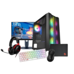 HEADSHOT BUNDLE 4 PC GAMING BLD INTEL I5 14600K GEFORCE RTX5060 8GB 16GB/512GB SSD M.2 RAMPAGE SLIDER MESH BLACK
