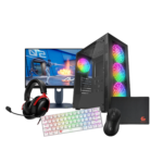 HEADSHOT BUNDLE 5 PC BLD AMD RYZEN 7 7800X3D RTX 5060 8GB 16GB DDR5 1TB M2  700W RAMPAGE PLAID V1 MESH