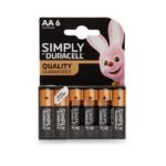 BATERI 1.5V AA 6PCS  DURACELL 6 LR6/ MN1500 ALKALINE