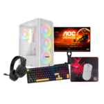 SUMMER BUNDLE 1 PC GAMING BLD AMD RYZEN 7 5700X GEFORCE RTX5060 8GB 16GB/512GB SSD M.2 RAMPAGE HELIOS MESH 650W WHITE