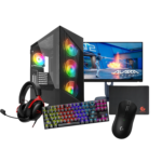 SUMMER BUNDLE 3 PC GAMING BLD AMD RYZEN 5 7500X3D GEFORCE RTX5060 8GB 16GB/512GB DDR5 SSD M.2 RAMPAGE INSPIRER MESH BLACK