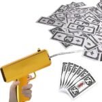 MONEY SHOOTING TOY GUN CELLULARLINE  GOLD
