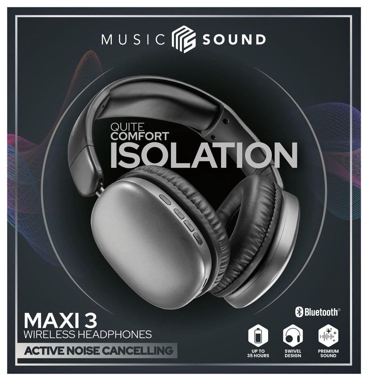 KUFJE WIRELESS MUSIC SOUND MIX 3 BLACK 2