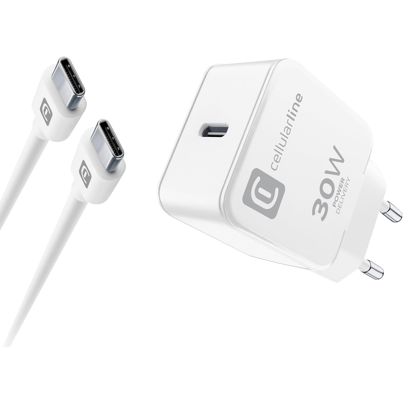 img_4648-2 MBUSHES PER TELEFON 30W USB-C CELLULARLINE DE65571297 1m WHITE - Image 1
