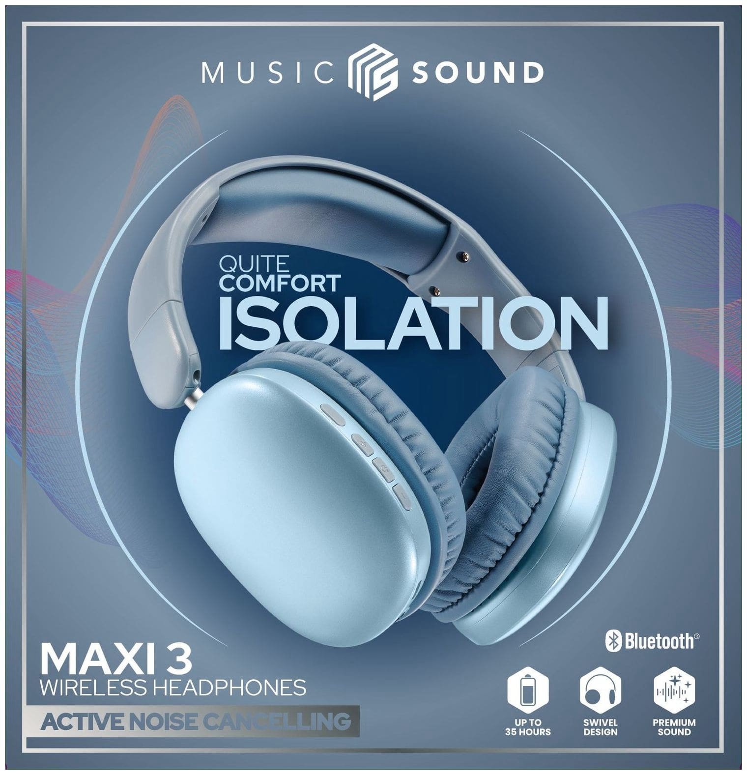 KUFJE WIRELESS MUSIC SOUND MIX 3 BLUE 2