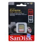 MEMORY CARD 256GB SANDISK EXTREME MICRO SDXC 180 Mbps