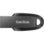 MEMORJE USB 128GB SANDISK ULTRA CURVE 100 MB/S 3.2 BLACK - Image 2