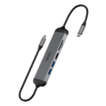 SHUMEZUES USB-C 5IN1 WIWU ALPHA A521H GRAY