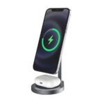 MBUSHES DHE MBAJTES WIRELESS 2in1 15W WIWU POWER AIR X25 GRAY