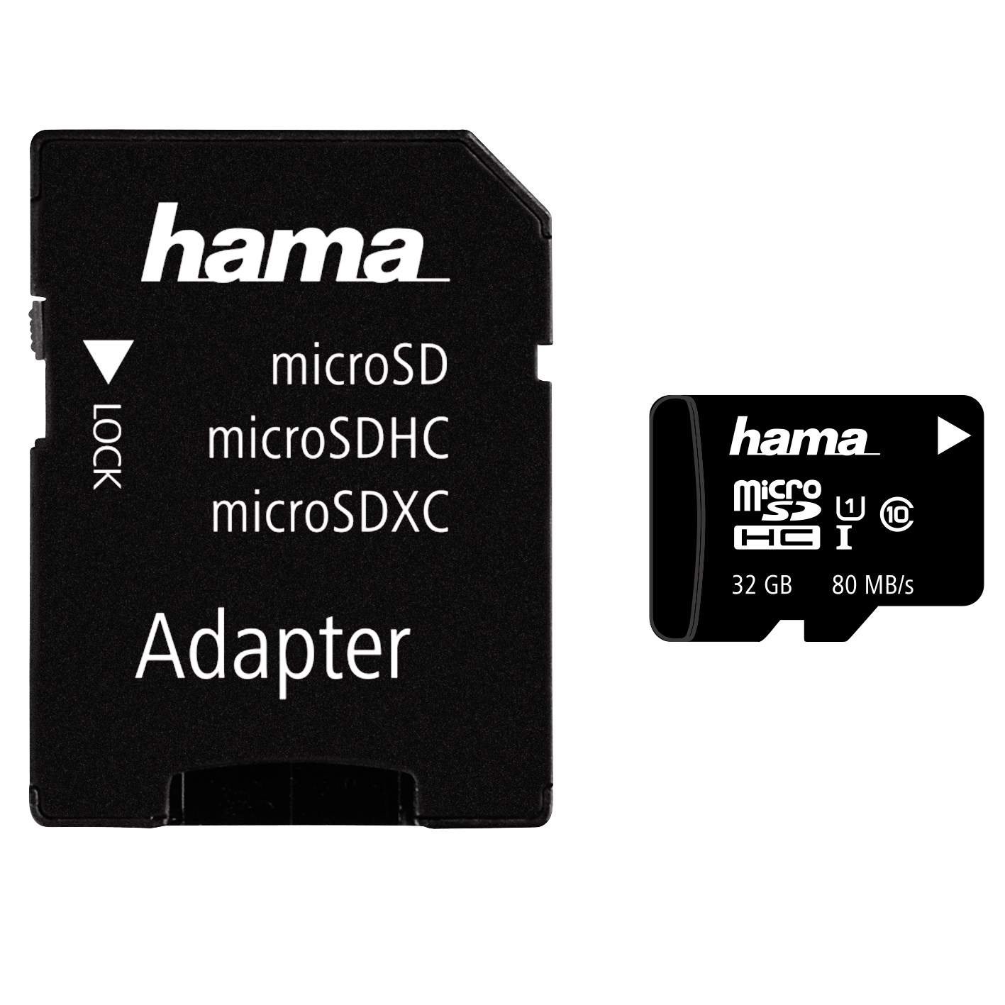 img_6032 MEMORJE MICRO SD + ADAPTER 32GB HAMA 80mbps 124139 UHS-I - Image 1