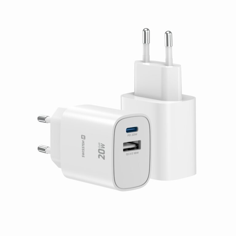 MBUSHES PER TELEFON 20W SWISSTEN 22071713 EDGE GAN WHITE