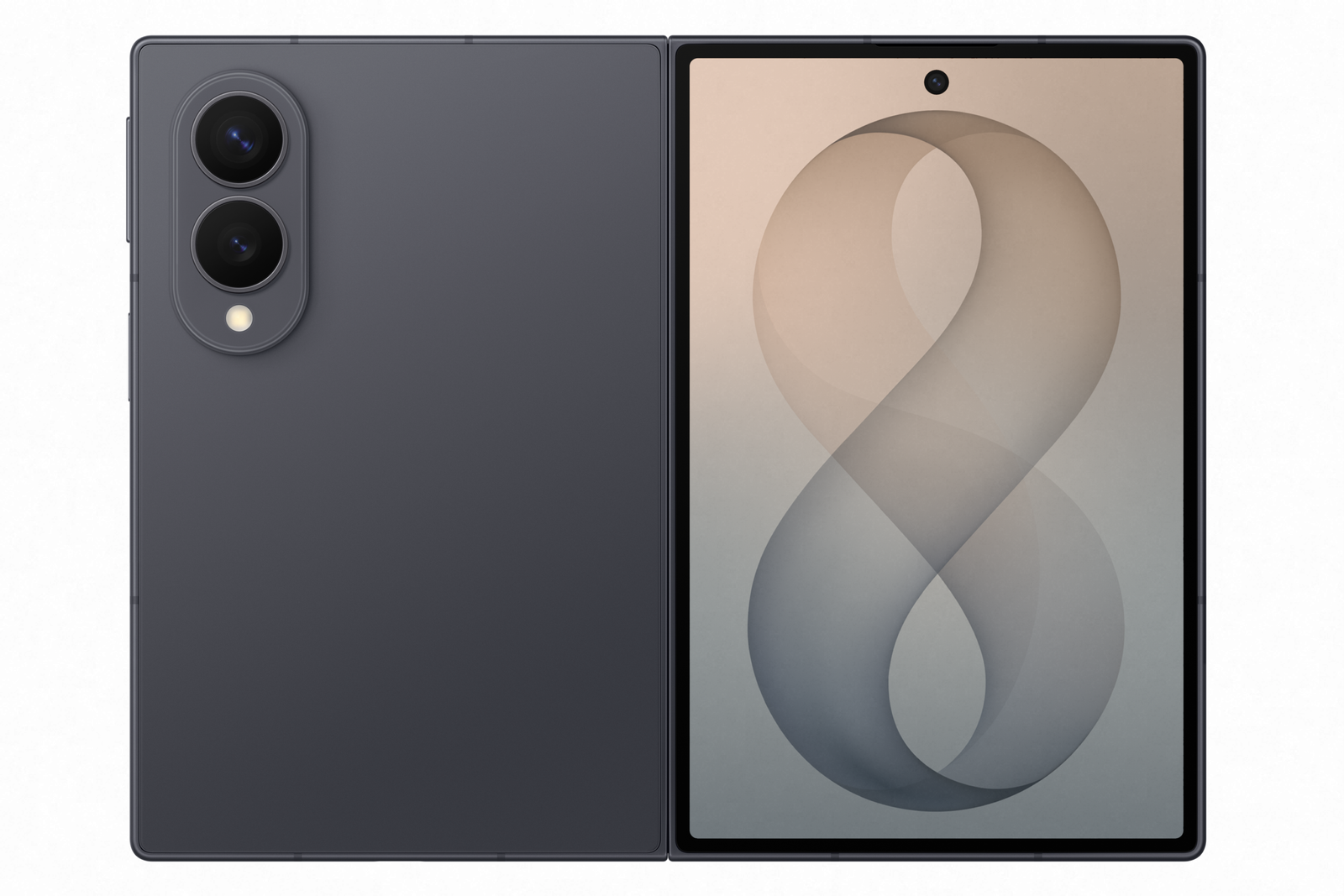 sm-f971_zfold8_openback_graphite_260514-3 SMARTPHONE SAMSUNG Z FOLD 8 12/1TB SM-F971BZKBEUC GRAPHITE - Image 1