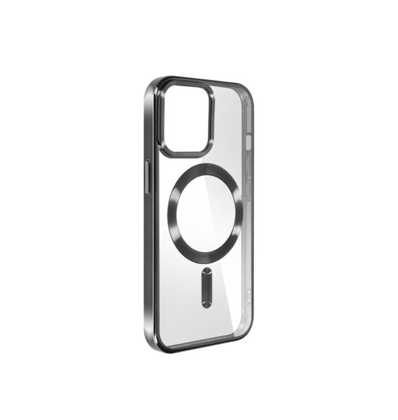 f30a788c-ae4e-4f20-b687-6fc465499897 COVER PER IPHONE 15 PRO SWISSTEN MAGSTICK METALIC 36500113 BLACK - Image 1