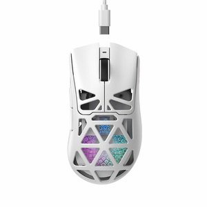 img_7543 MOUSE GAMING WIRELESS HAVIT ULTRA LIGHT MS1044WB WHITE - Image 1