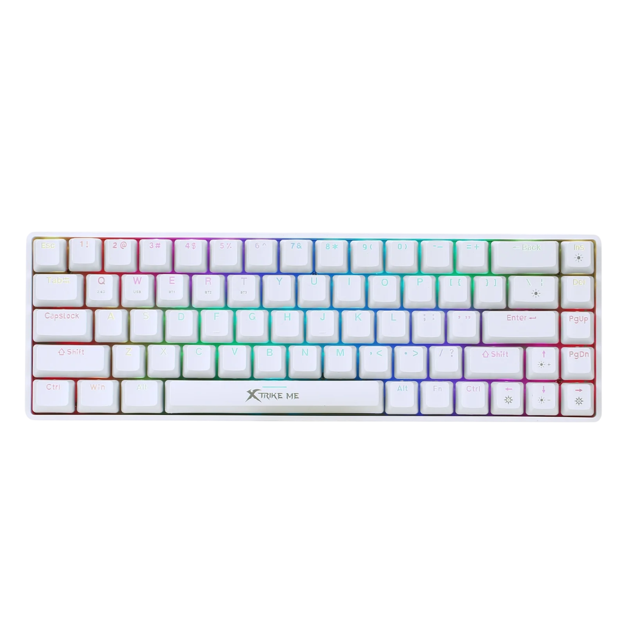 TASTIERE GAMING WIRELESS XTRIKE ME GK-995 WHITE