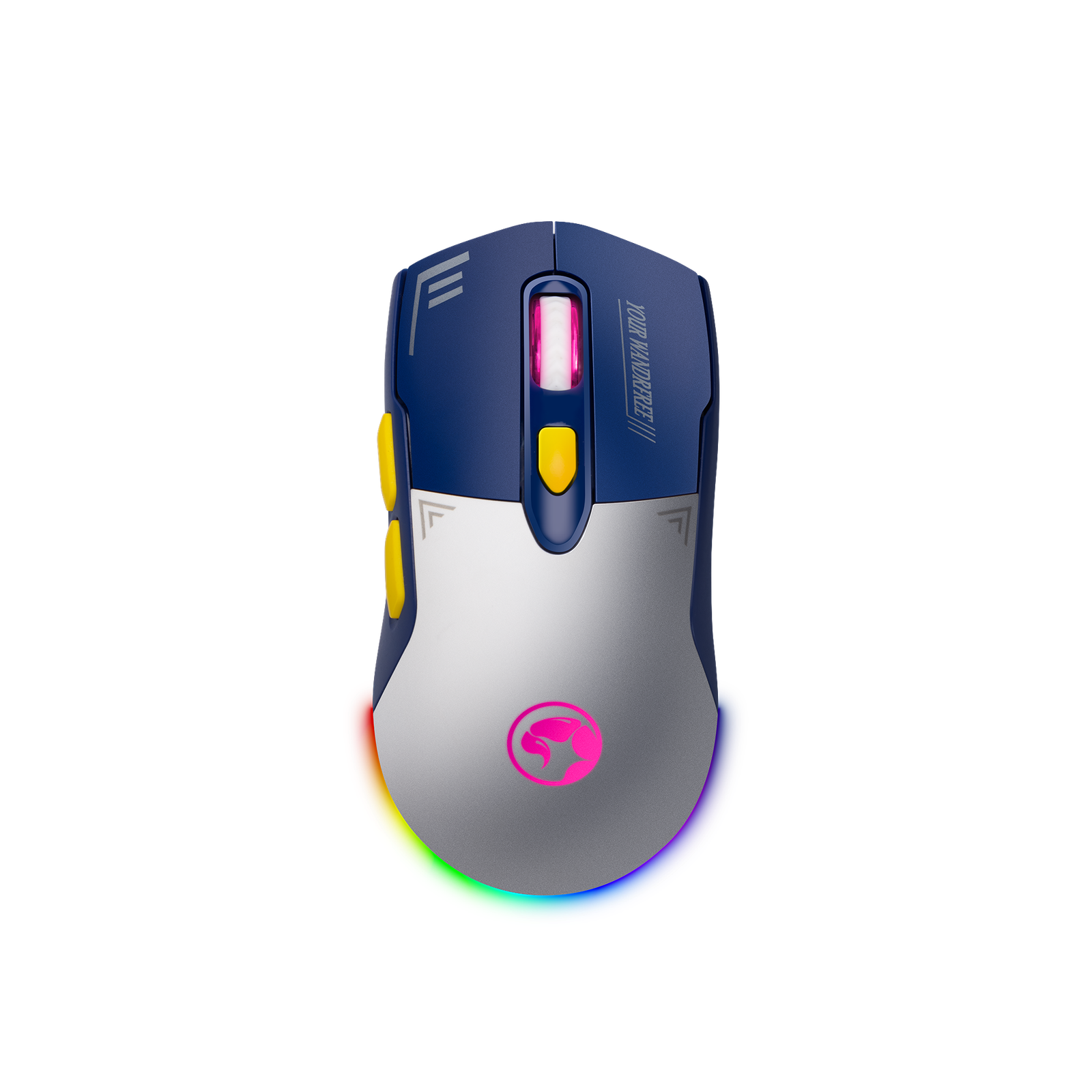 MOUSE GAMING WIRELESS MARVO M803W WHITE BLUE