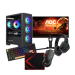 ELITE BUNDLE 1A PC BLD GAMING AMD RYZEN 7 5700X GEFORCE RTX 5060 8GB 16GB DDR4 500GB SSD M2 A520M 750W MSI MAG FORGE M100R BLACK