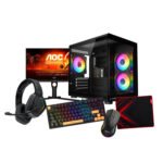 ELITE BUNDLE 1 PC GAMING BLD AMD RYZEN 5 5600X GEFORCE RTX 5060 8GB 16GB DDR4 512GB SSD M2 RAMPAGE MINID V1 BLACK