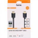 KABLLO HDMI 3M HAMA 20543 ULTRA HIGH SPEED 8K BLACK - Image 2