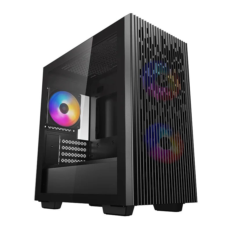 PC GAMING AMD RYZEN 5 7500X3D GEFORCE RTX 5060 TI 8GB 16GB DDR5 500GB SSD M2 B840M 750W DEEPCOOL MATREXX 40 BLACK