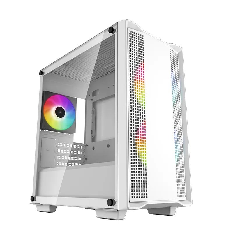 PC BLD GAMING AMD RYZEN 5 5600X AMD RADEON RX 6600 8GB 16GB DDR4 512GB SSD M2 B550M 750W DEEPCOOL CC360 WHITE