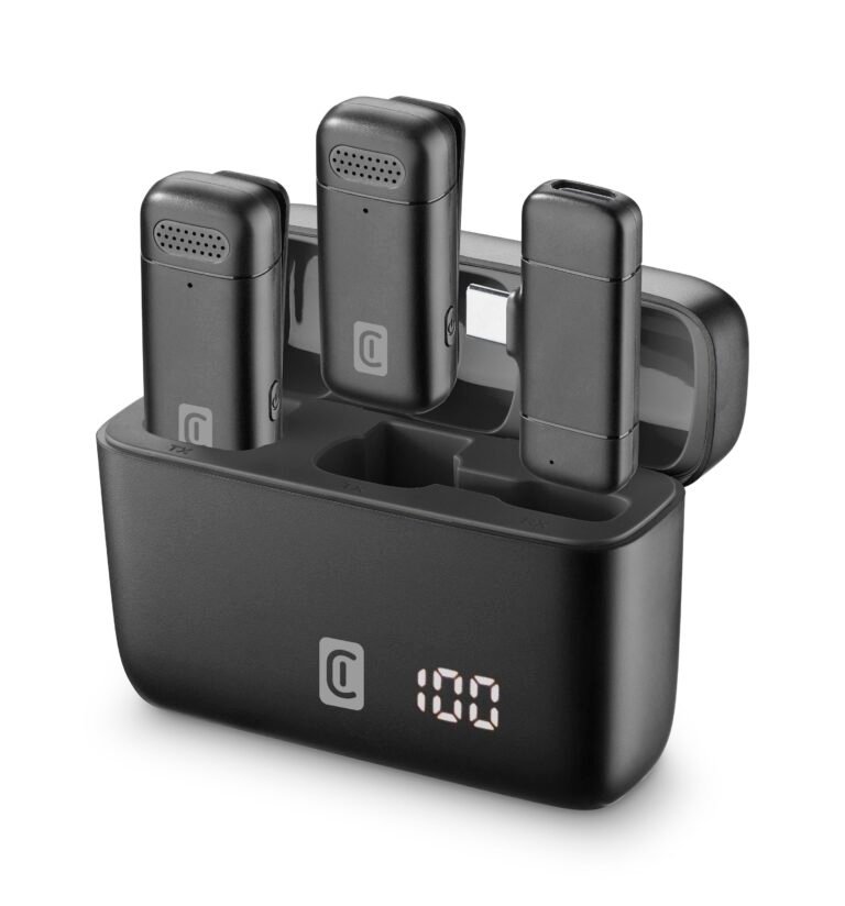MIKROFON WIRELESS CELLULARLINE TALK PRO BLACK thumbnail 2