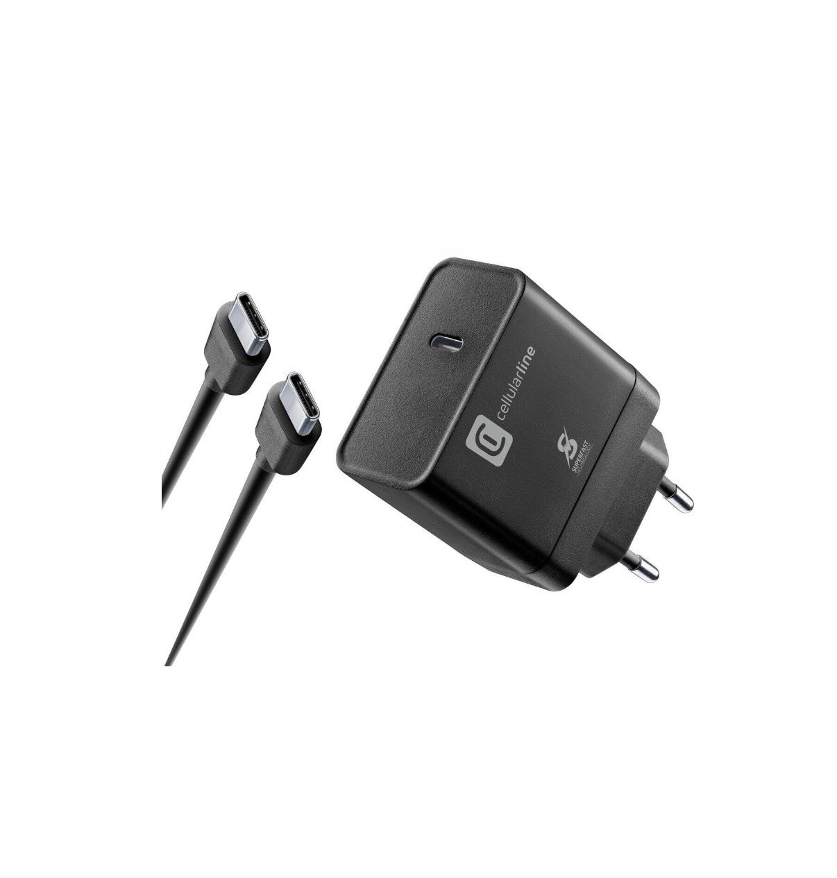 MBUSHES PER TELEFON USB-C 45W CELLULARLINE ACHSMKITC2C45WK BLACK