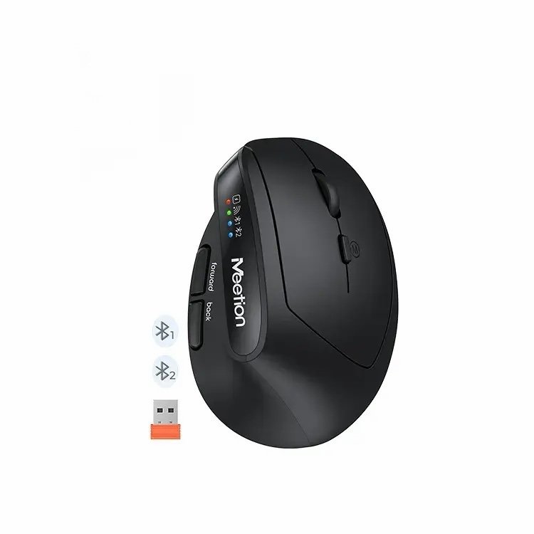 MOUSE ERGONOMIC MEETION R390 BLACK