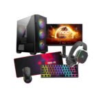 VORTEX BUNDLE 1 PC BLD GAMING AMD RYZEN 7 5700X GEFORCE RTX 5060 8GB 16GB DDR4 500GB SSD M2 A520M 750W MSI MAG FORGE M100R BLACK