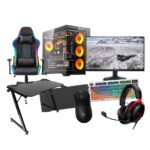 VORTEX BUNDLE 6 PC GAMING BLD AMD RYZEN 7 7800X3D GEFORCE RTX 5070 12GB 32GB DDR5 2TB SSD M2 DARKFLASH CASE X280 850W