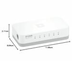 SWITCH 5 PORT D-LINK GO-SW5E 10/100 WHITE - Image 4
