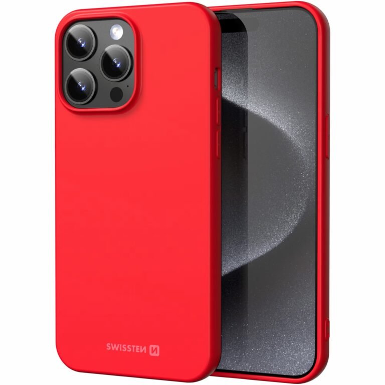 COVER PER APPLE IPHONE 18/17 PRO MAX SWISSTEN MAGSTICK SOFT JOY SILICONE RED